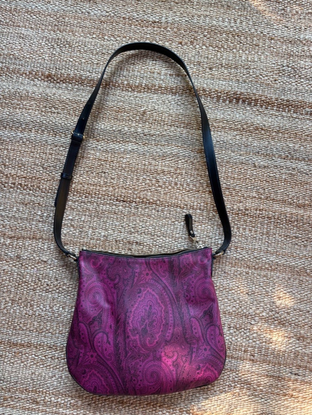 Etro Milano all leather bag